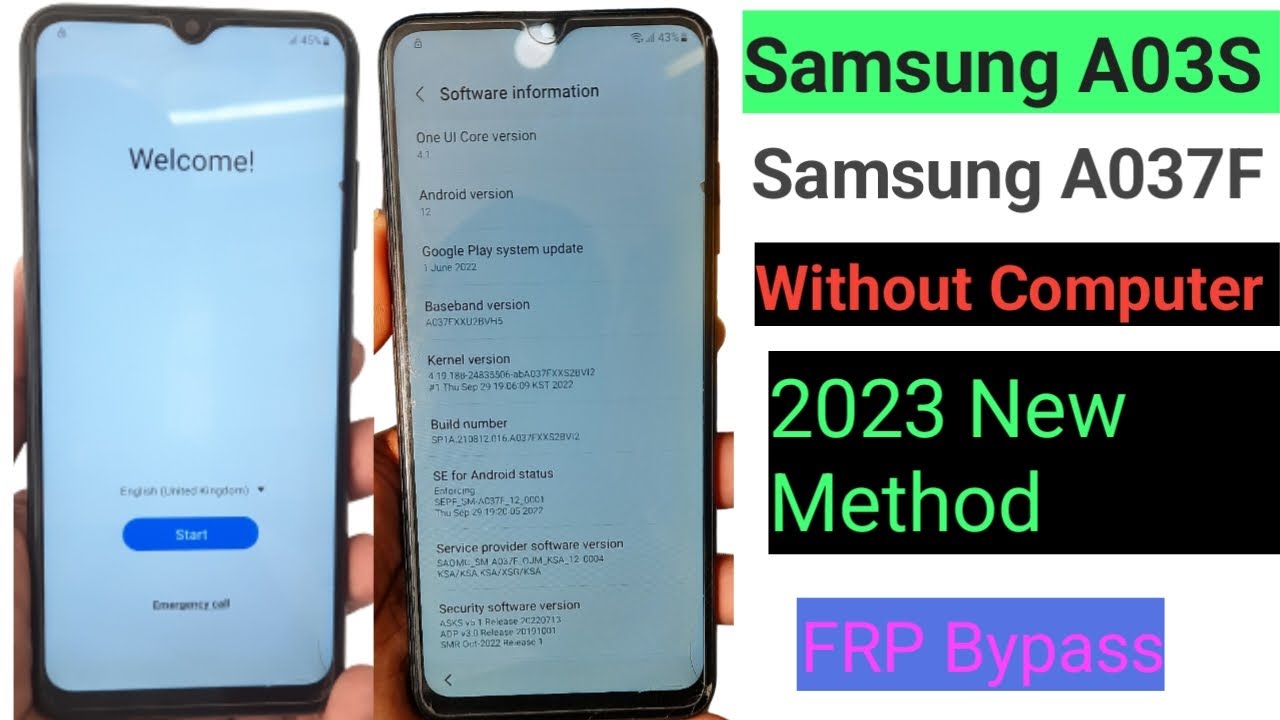 Samsung A03s Frp bypass Without Computer /Samsung A037F Samsung A03s Frp bypass Without Computer /Samsung A037F