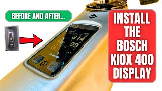 How To Install The Bosch Kiox 400C - Make Your Bosch Ebike Shine With This Best-In-Cl Display.