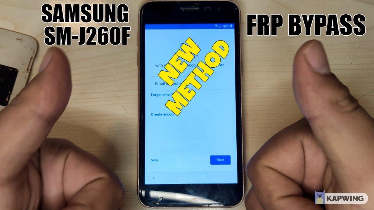 Samsung J2 Core (SM-J260F) Google Account/FRP Bypass NEW Samsung J2 Core (SM-J260F) Google Account/FRP Bypass NEW