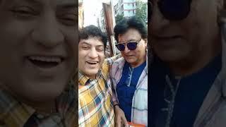Javed Khan Horror Film Star.with Film Journalist Rajesh Gaur
