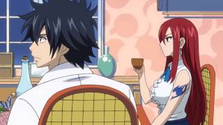Fairy Tail: Natsu, Gray, and Erza enter Lucy's home English Dubbed