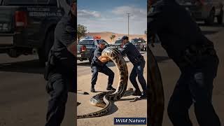 The Python Was Subdued By The Police