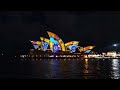 Vivid Sydney Lighting Festival 24 May 2013 - Sydney Opera House - Cruise view