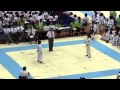 JKA 2011年全国大会 小学生 小6女子組手 1回戦