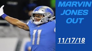 Fantasy football/NFL news 11/17/18