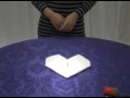 napkin folding heart
