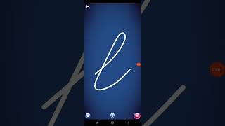 Letter School Zb Cursive Lowercase Style Letters Part 3 K-O Old Version Silver