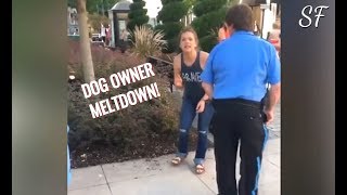 Dog Owner Has Total Meltdown In Public Social Fails