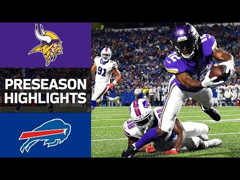 Vikings Vs Bills Nfl Preseason Week 1 Game Highlights Vikings Vs Bills Nfl Preseason Week 1 Game Highlights