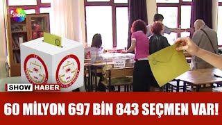 Ysk Seçmen Sayısını Açıkladı