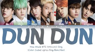How Would BTS Sing 'DUN DUN' by EVERGLOW Lyrics (Eng/Rom/Han/가사) (FANMADE)