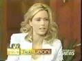 Tea Leoni on Live with regis and Kelly 2004