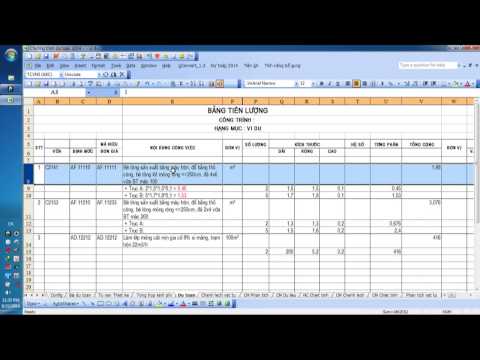 Dự toán 2014 chạy trên EXCELL không cần cài đặt