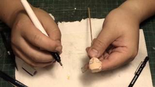 Anime Resin Figure Building: Eyes and Face Painting