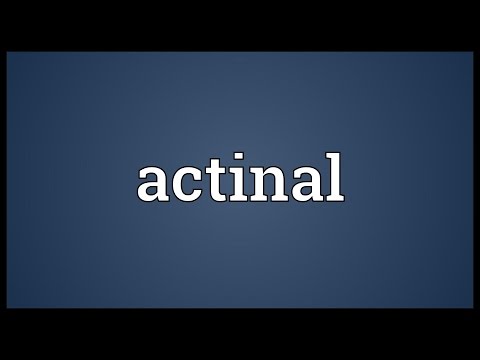 Header of actinal