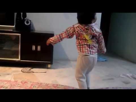 Baby dance on Hindi song Dil mein jo baat hain wo-Qayamat Qayamat...