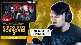 Bel Reage A Circo Dos Horrores 2 Rap Do Coringa, Arlequina, Hisoka E Pennywise - Versatil