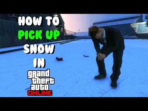 How To Pick Up Snowballs In GTA 5 2021 (Xbox, PlayStation and PC) Christmas Festive Update
