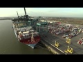 Mary Maersk - Largest container ship in the world in Port of Antwerp - short version