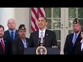 President Obama Speaks on Getting Our Veterans Back to Work