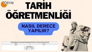 Ags-Öabt Tarih Öğretmenliğinde Derece Yapmak