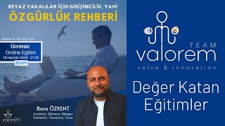 Beyaz Yakalılar İçin Girişimcilik Yani Özgürlük Rehberi - Bora Özkent