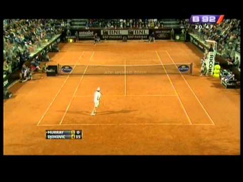 ATP Rome Masters 2011 Semi決勝戦（ファイナル）　s: Novak ジョコビッチ vs アンディ マレー COOL POINT