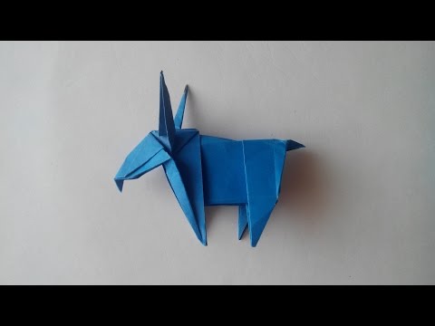 Как сделать козу на новый год 2015 из бумаги