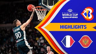 France - Montenegro | Highlights - #FIBAWC 2023 Qualifiers