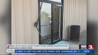 Adult Video Store Break-In Early Tuesday Morning Under Investigation