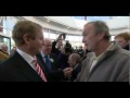 Enda Kenny being confronted by protesters in Athlone 14/05/2012