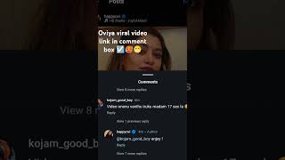 Oviya Viral Video