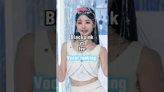 Blackpink vs Ive | vocal ranking | #kpop #blackpink #ive #wonyoung