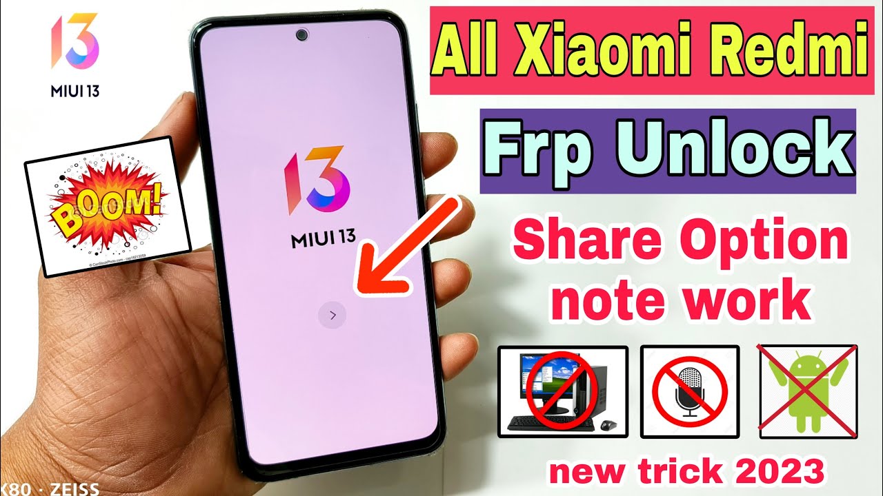 All Xiaomi Redmi FRP Bypass MIUI 13.5 | New Solution | All Xiaomi Redmi FRP Bypass MIUI 13.5 | New Solution |