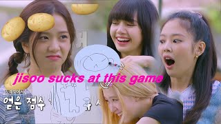 [ENG SUB] BLACKPINK doing the 'draw on my back' challenge