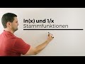 Ln(x) und 1/x und ihre Stammfunktionen, Logarithmusfunktion | Mathe by Daniel Jung