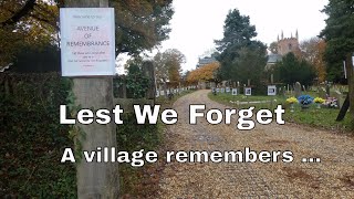 Lest We Forget