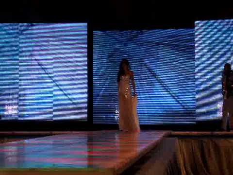 Miss Hnas Mirabal RNB 2011, Sally Aponte, Traje de Noche Preliminar