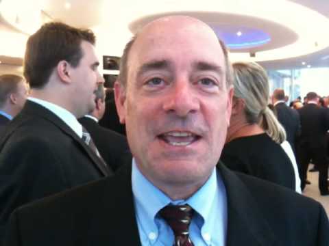 conferencingnews.com says hello to Bob Hagerty, CEO of Polycom at the BT Customer Experience Center opening.