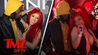 Cardi B Grinds Up On Offset While Performing Tmz Tv Cardi B Grinds Up On Offset While Performing Tmz Tv