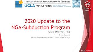 COSMOS Technical Session 2020 NGA-Subduction Update