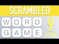 Scrambled Word Games - Guess the Word Game (9 Letter Words)