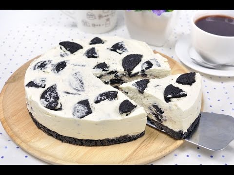 โอรีโอชีสเค้กแบบไม่อบ | Oreo Cheese Cake No Bake