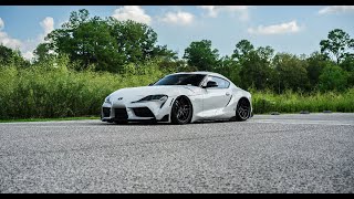 Bagged Toyota Supra | Ferrada Wheels Fr5