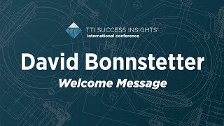 Ttisicon 2018 David Bonnstetter Of Tti Success Insights Keynote