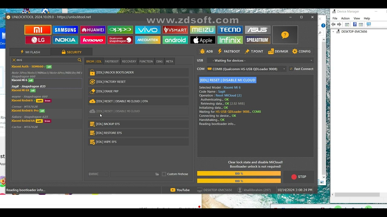 Mi 6 Sagit Mi Account Remove Unlock Tool Mi 6 Sagit Mi Account Remove Unlock Tool