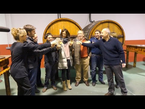 Txotx Altzagako sagardotegian. 2015 urtarrila