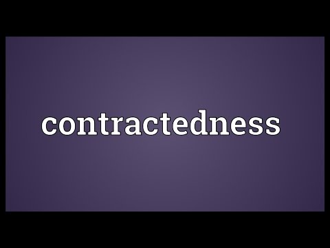 Header of contractedness