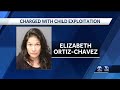 Woman charged with sexual exploitation of children
