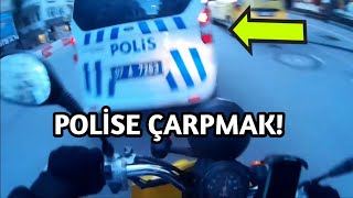 Motorla POLİSE ÇARPMAK! Türkiye'de Yaşanan Motorcu Olayları!